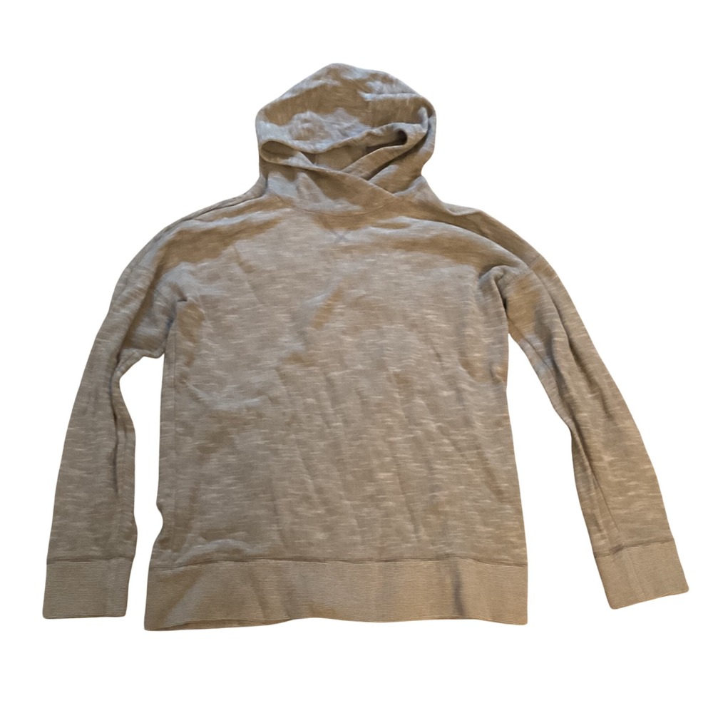 Burton Durable Goods Mens Grey Space Dye Crossover Pullover Hoodie Medium